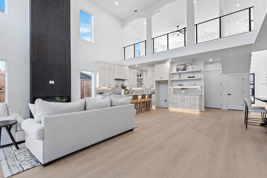 Furnished interior view inside a new home in , Dallas (Image 5).