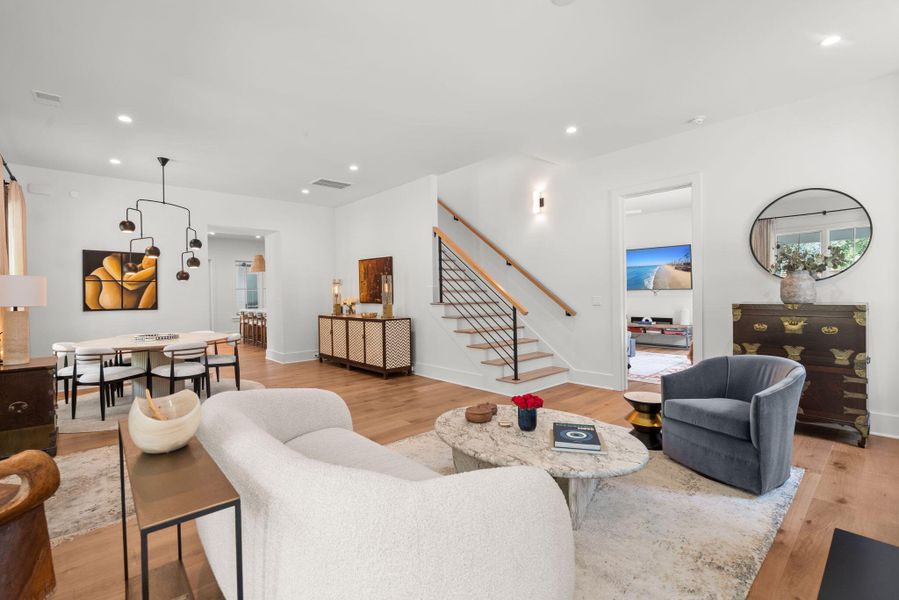 Furnished interior view inside a new home in , Johns Island (Image 48).