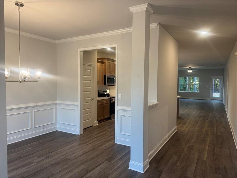 Spacious, unfurnished interior of a new home in The Fields of Walnut Creek, Pendergrass (Image 19).