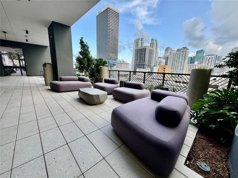 Furnished interior view inside a new home in , Miami (Image 12).
