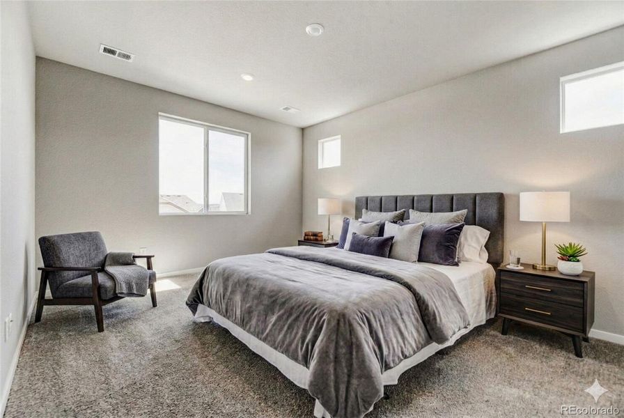 OWNER'S BEDROOM - STAGED