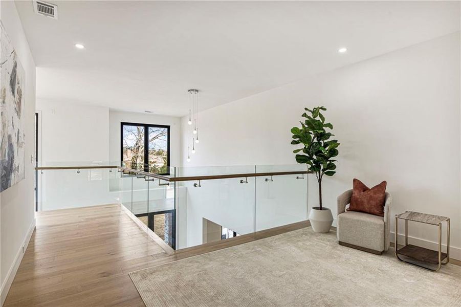 Furnished interior view inside a new home in , Suwanee (Image 64).