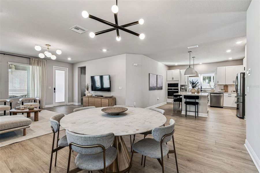 Furnished interior view inside a new home in Persimmon Park - Cottage Series, Wesley Chapel (Image 18). Furnished interior view inside a new home in Persimmon Park - Cottage Series, Wesley Chapel (Image 18).