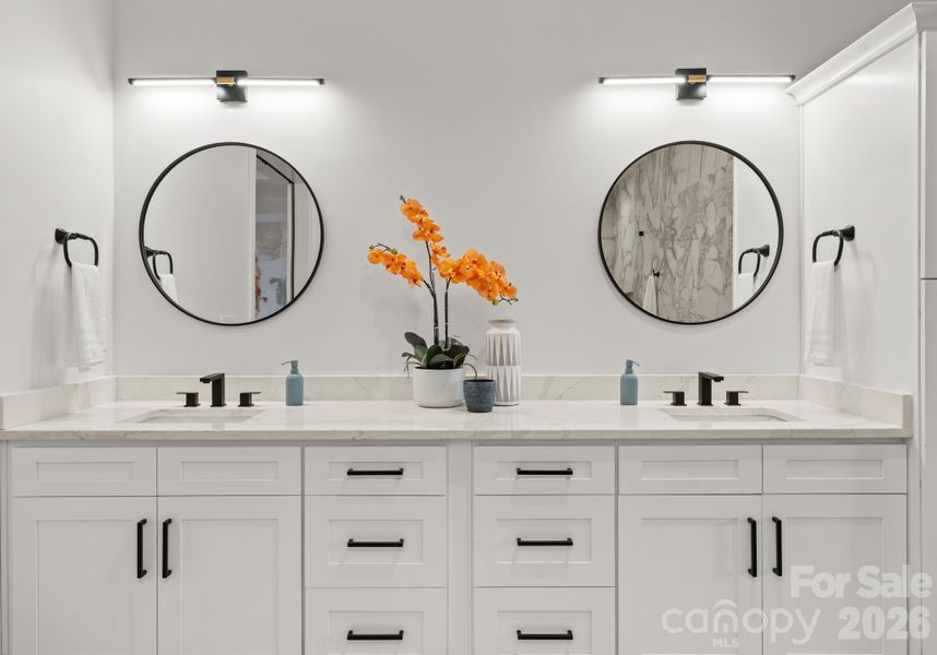 Furnished interior view inside a new home in , Charlotte (Image 17).