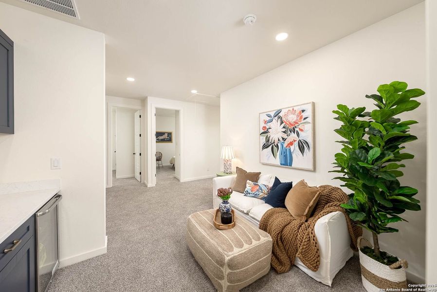 Furnished interior view inside a new home in , San Antonio (Image 29).