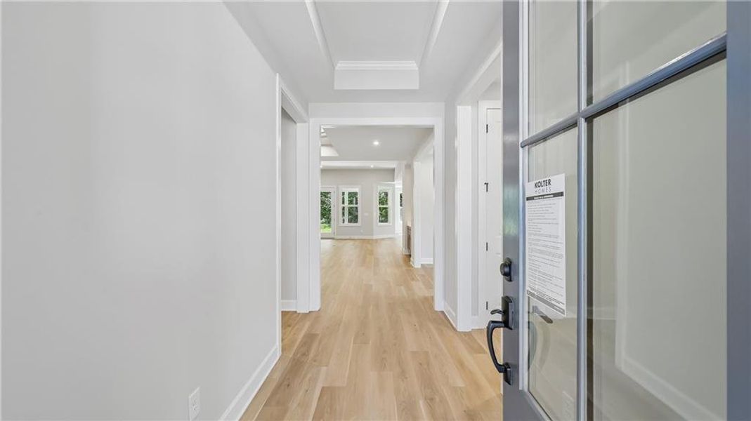 Spacious, unfurnished interior of a new home in Cresswind Georgia at Twin Lakes, Hoschton (Image 41).