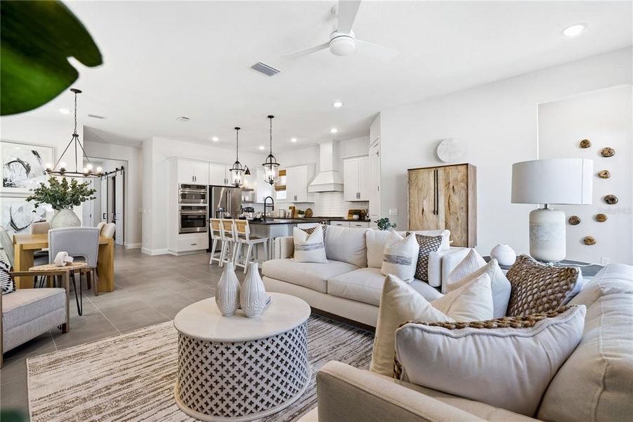 Furnished interior view inside a new home in , Winter Garden (Image 15). Furnished interior view inside a new home in , Winter Garden (Image 15).