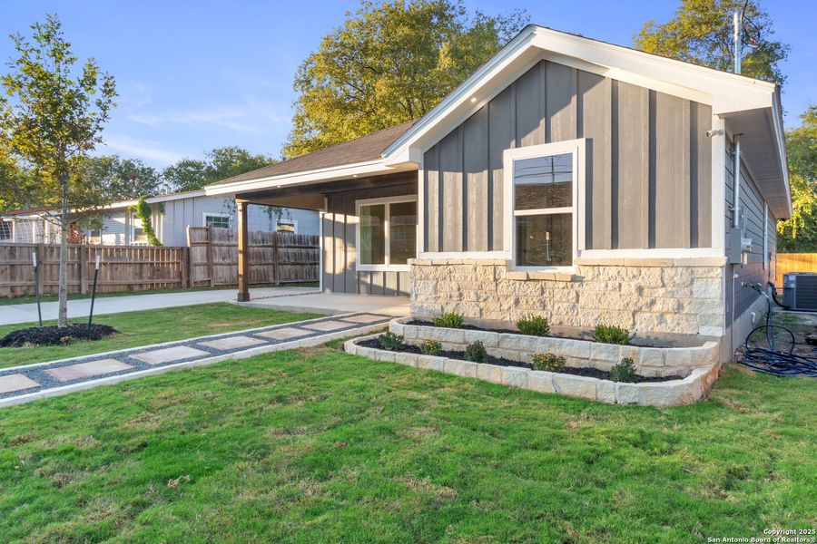 Exterior details and patio area of a home in , San Antonio (Image 25). Exterior details and patio area of a home in , San Antonio (Image 25).