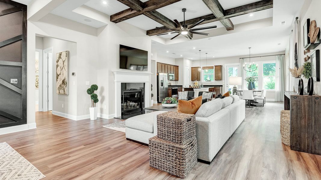 Great Room onto Kitchen