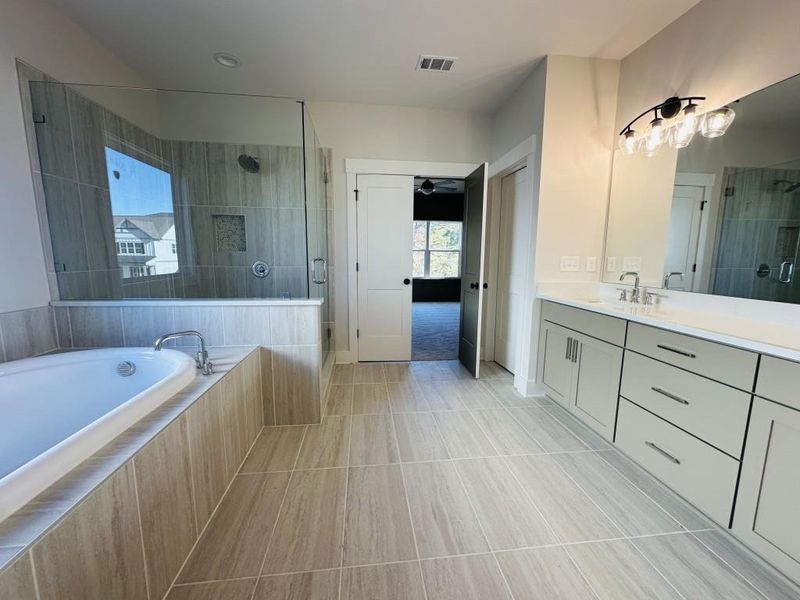 Furnished interior view inside a new home in Hillshire, Cumming (Image 9).