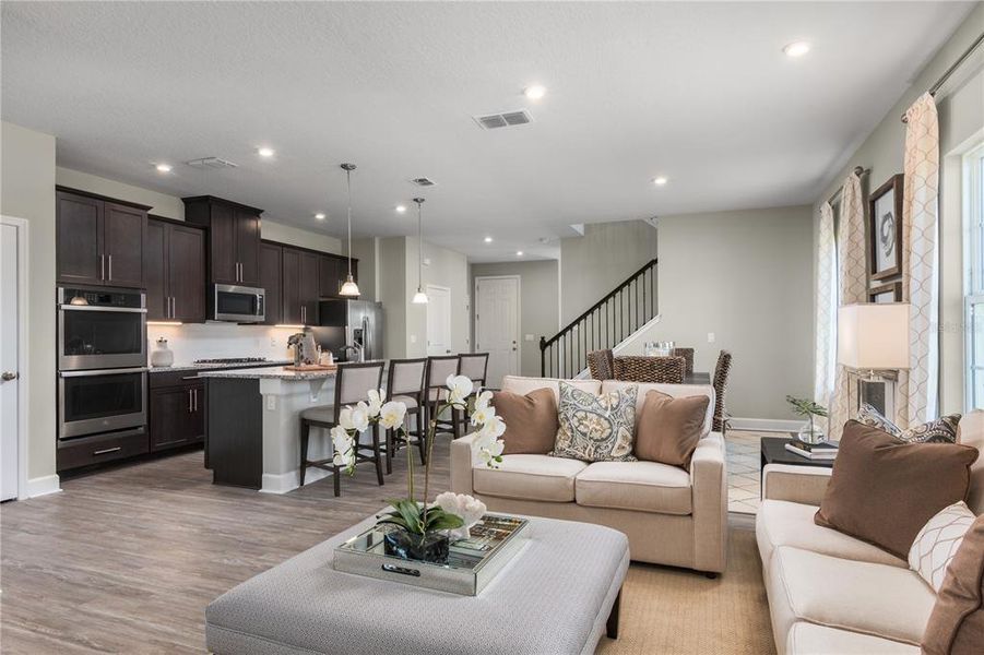 Furnished interior view inside a new home in , Auburndale (Image 10). Furnished interior view inside a new home in , Auburndale (Image 10).