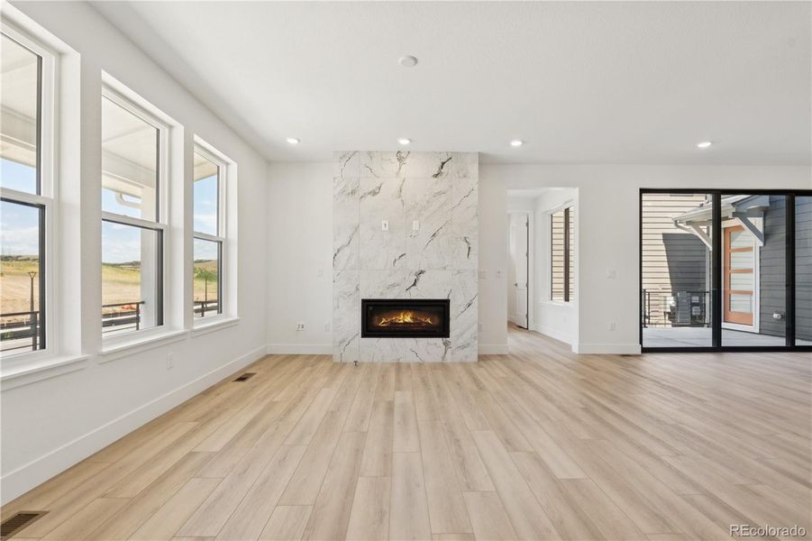 Spacious, unfurnished interior of a new home in Storytellers at Lyric, Lone Tree (Image 24).