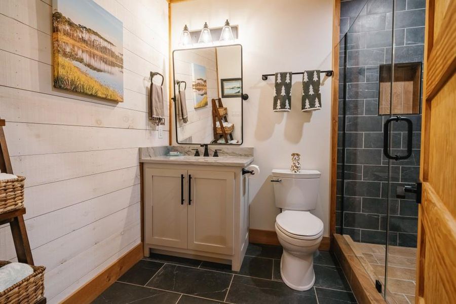 Furnished interior view inside a new home in , Mineral Bluff (Image 29).