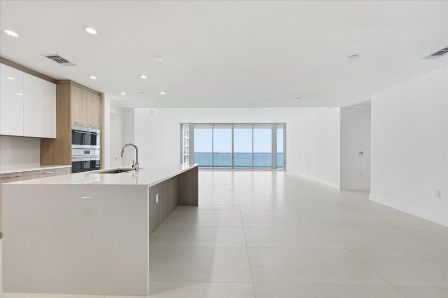Furnished interior view inside a new home in Selene Oceanfront Residences, Fort Lauderdale (Image 7).