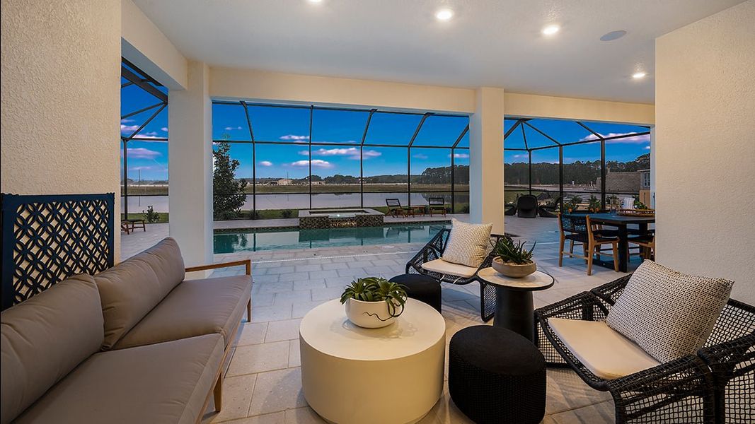 Representative furnished interior of a home built from the Bimini by Taylor Morrison in Ardisia Park, New Smyrna Beach (Image 44).