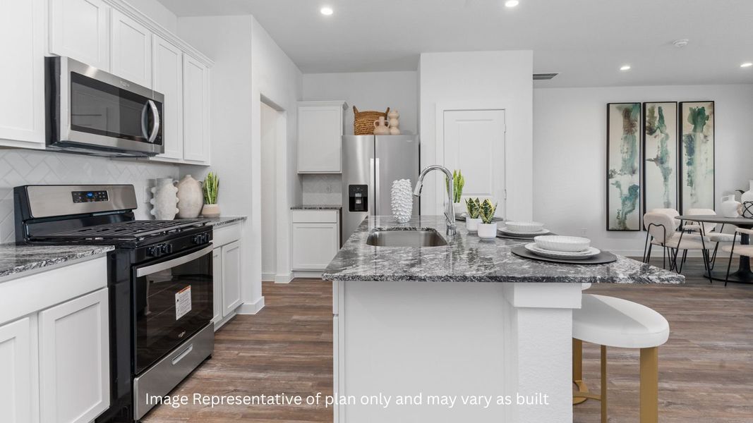 Furnished interior view inside a new home in Alaia Crossing, Houston (Image 3).