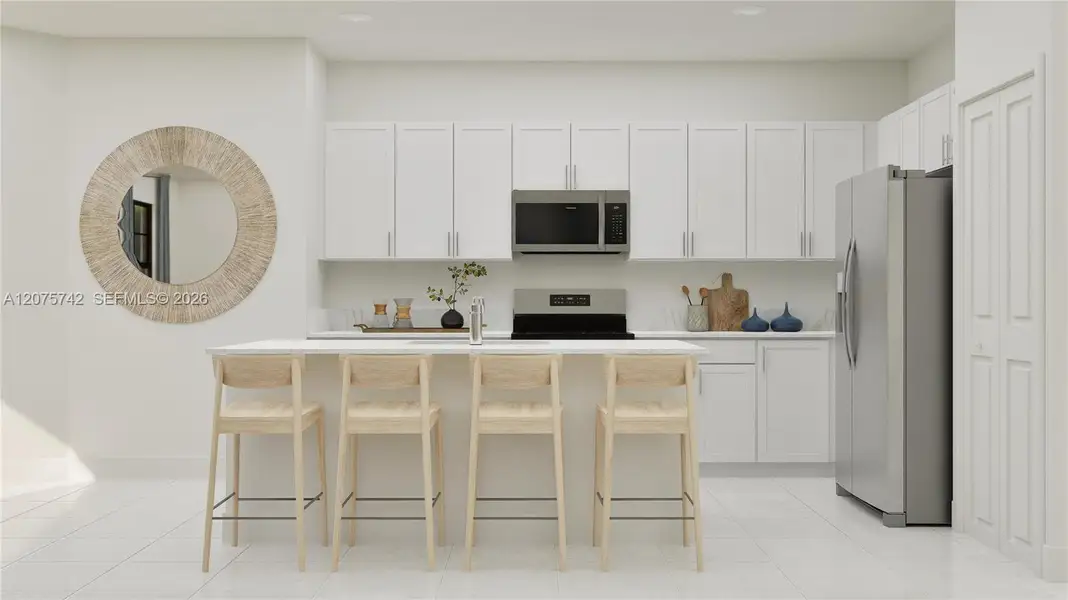 Furnished interior view inside a new home in Sunstone, Homestead (Image 9).