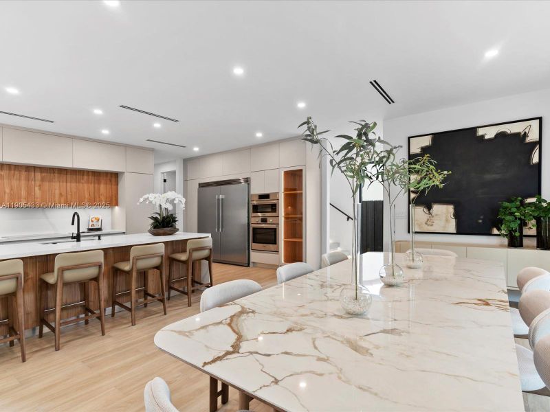 Furnished interior view inside a new home in , Miami (Image 36).