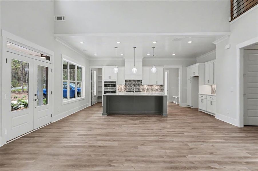 Furnished interior view inside a new home in , Clarkesville (Image 45).