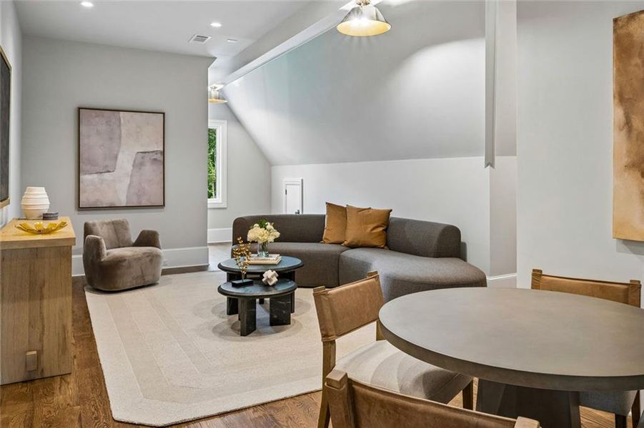 Furnished interior view inside a new home in , Atlanta (Image 4).