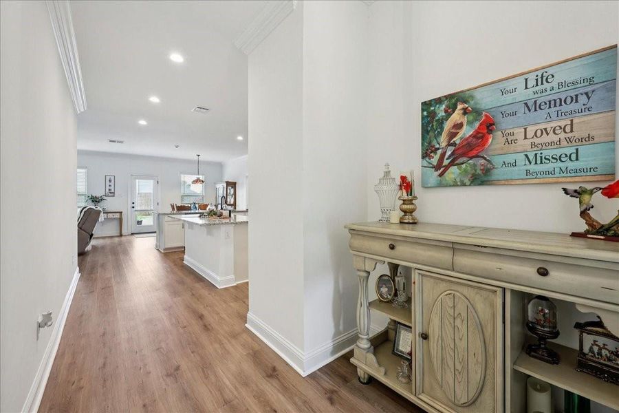 Furnished interior view inside a new home in , Orange (Image 16). Furnished interior view inside a new home in , Orange (Image 16).