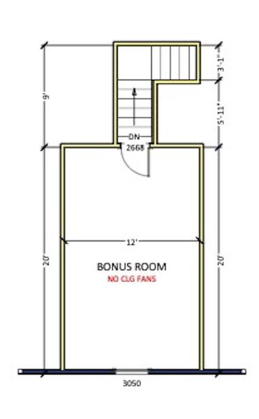 2D floor plan layout of this home in Mills Gin, Campobello, SC (Image 3).