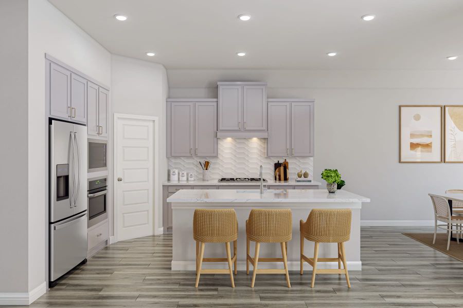 Representative furnished interior of a home built from the Starling by Tri Pointe Homes in Oakhill Reserve, Tomball (Image 5).