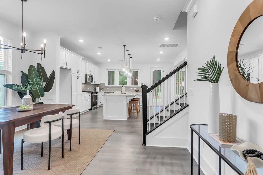 Furnished interior view inside a new home in , Summerville (Image 12).