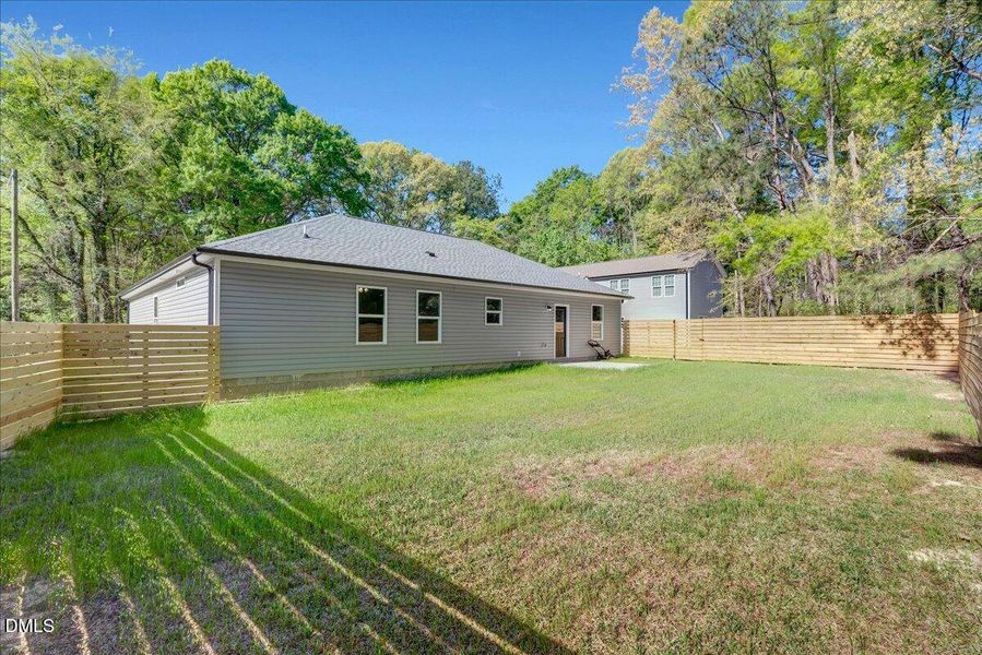 125 Davis St back yard 125 Davis St back yard