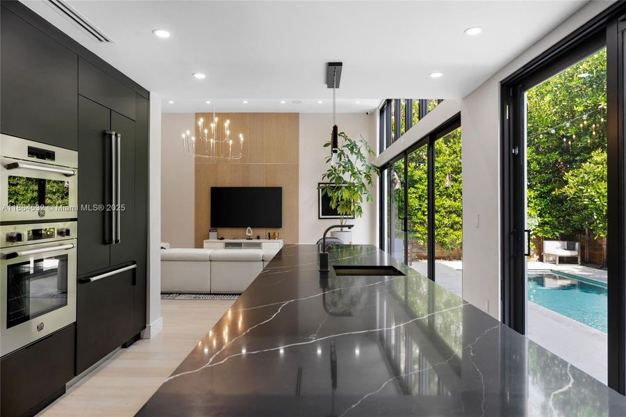 Furnished interior view inside a new home in , Miami (Image 40).