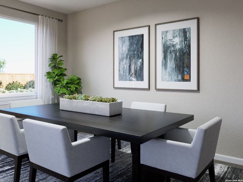 Furnished interior view inside a new home in Melissa Ranch, San Antonio (Image 26).