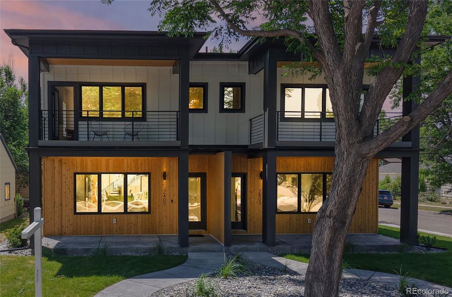 Front exterior of a new home in , Denver, CO, highlighting curb appeal (Image 29).