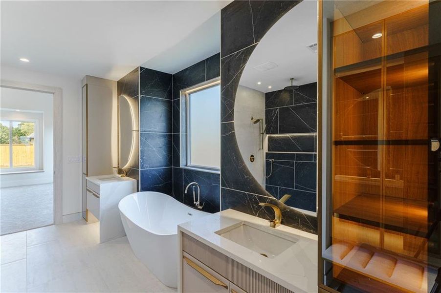Furnished interior view inside a new home in , Sugar Hill (Image 48).