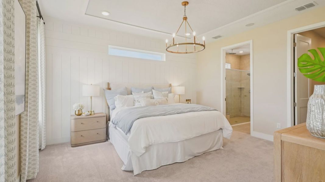Furnished interior view inside a new home in Ardisia Park, New Smyrna Beach (Image 34).