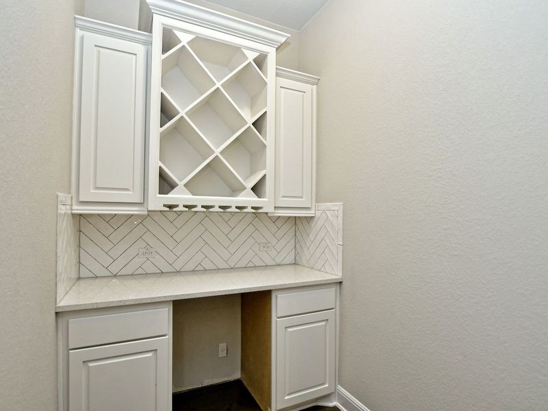 Representative furnished interior of a home built from the Madera II by Giddens Homes in Scofield Farms Estates, Georgetown (Image 234).