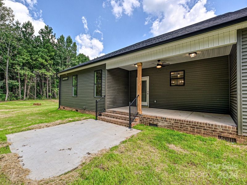 Rear Covered Porch