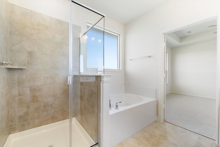 Furnished interior view inside a new home in Clear Sky Addition, Valley View (Image 14). Furnished interior view inside a new home in Clear Sky Addition, Valley View (Image 14).