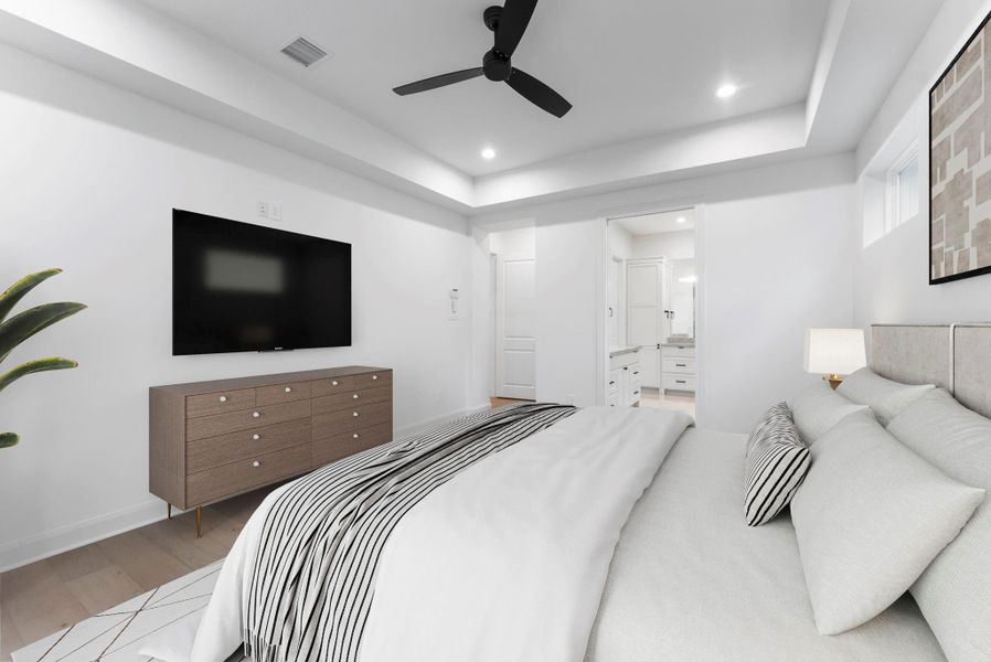 Furnished interior view inside a new home in , Magnolia (Image 7).