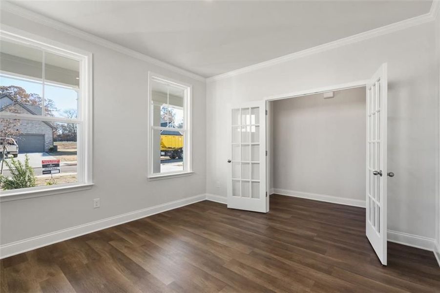 Spacious, unfurnished interior of a new home in Wehunt Meadows, Hoschton (Image 102).