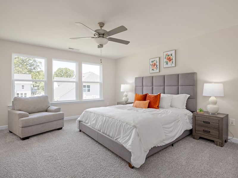 Representative furnished interior of a home built from the The Chestnut A by Davidson Homes LLC in Enclave at Belmont, Belmont (Image 18). Representative furnished interior of a home built from the The Chestnut A by Davidson Homes LLC in Enclave at Belmont, Belmont (Image 18).