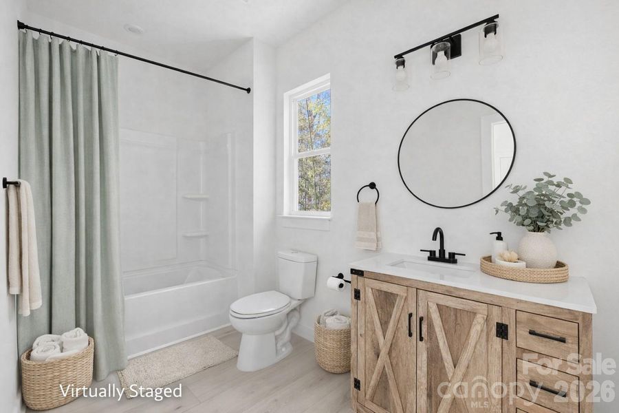 Guest Bathroom - Virtually Staged Photo