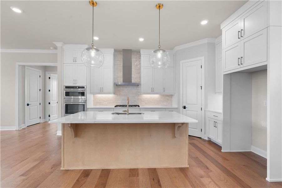 Furnished interior view inside a new home in Promenade at Sawnee Village, Cumming (Image 34).