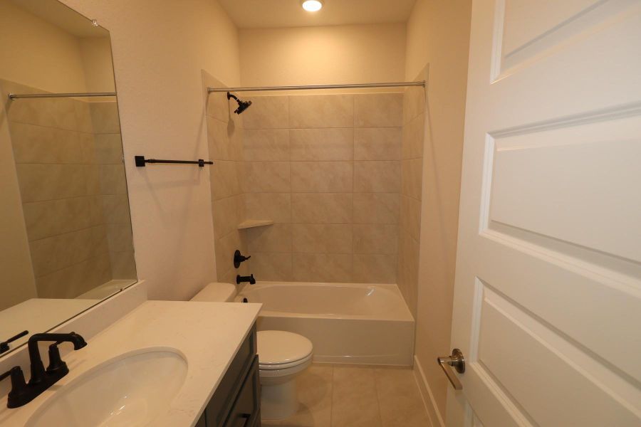 Furnished interior view inside a new home in Dunham Pointe, Cypress (Image 12).