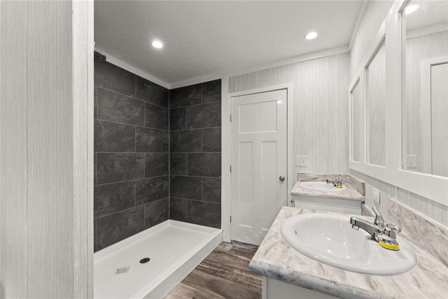 Furnished interior view inside a new home in , Cleveland (Image 6).