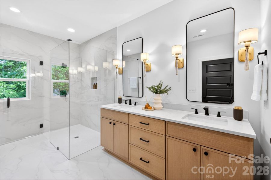 Furnished interior view inside a new home in , Charlotte (Image 16).