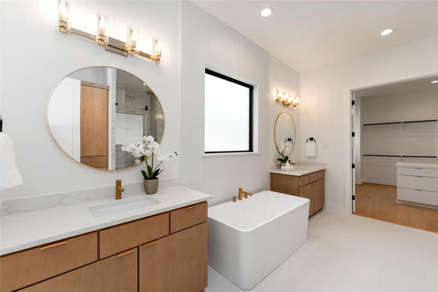 Furnished interior view inside a new home in , Houston (Image 4).