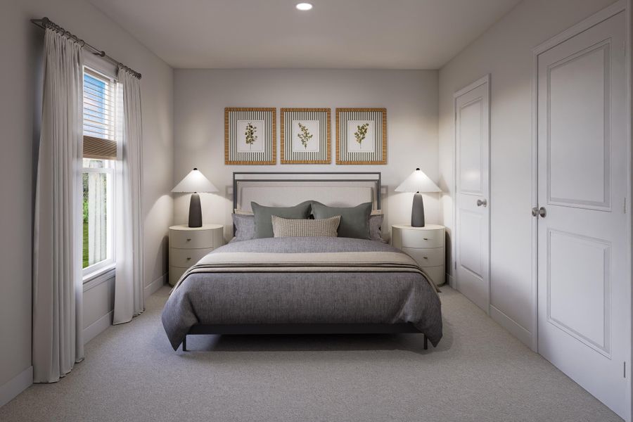 Furnished interior view inside a new home in The Crossing at St. James, Goose Creek (Image 6).