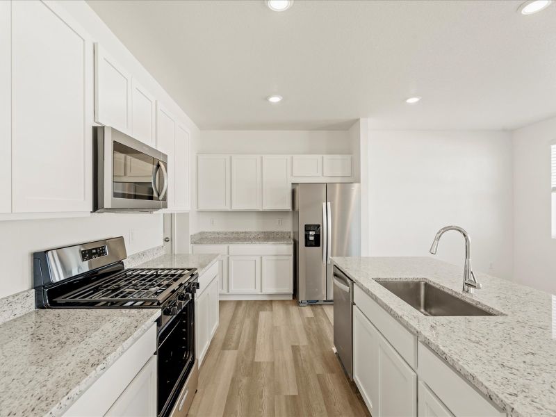 Furnished interior view inside a new home in Lorson Ranch: The Trail Collection, Colorado Springs (Image 4).