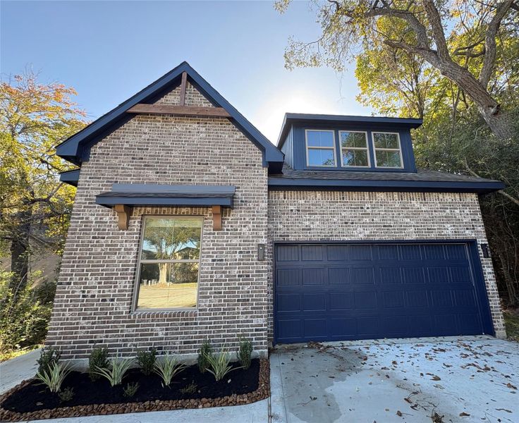 Front exterior of a new home in , Conroe, TX, highlighting curb appeal (Image 19).
