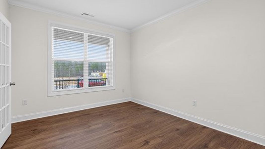 Representative unfurnished interior of a home built from the Tillery by D.R. Horton in The Estates Park, Apex (Image 17).